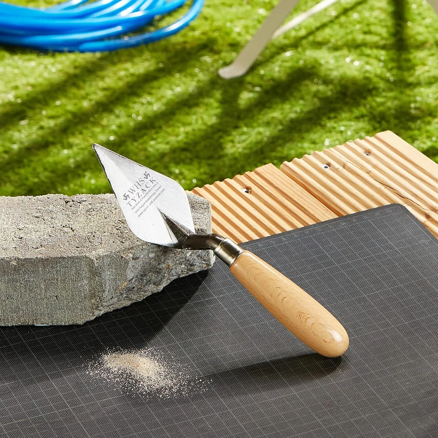 Spear & Jackson 11104ARCH-08 Archaeology Trowel with Wood Handle, Multi-coloured