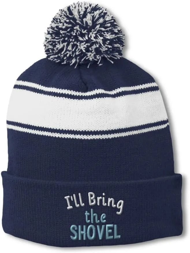Speedy Pros Beanie Hat for Men & Women I'll Bring The Shovel Sport Beanie Winter Hats Acrylic 1 Size