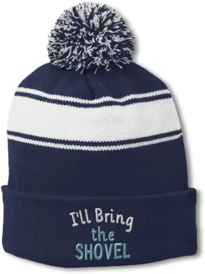 Speedy Pros Beanie Hat for Men & Women I'll Bring The Shovel Sport Beanie Winter Hats Acrylic 1 Size