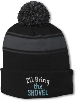 Speedy Pros Beanie Hat for Men & Women I'll Bring The Shovel Sport Beanie Winter Hats Acrylic 1 Size