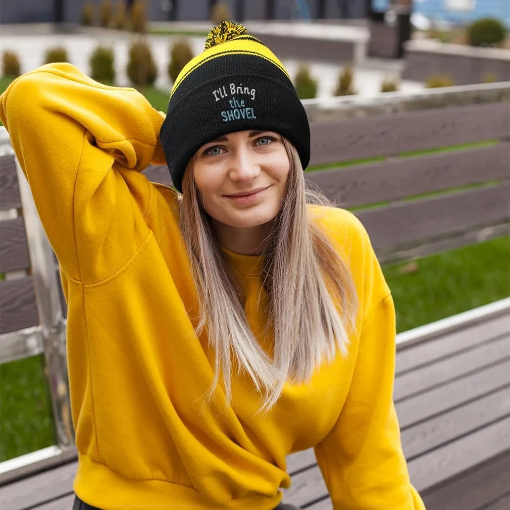 Speedy Pros Beanie Hat for Men & Women I'll Bring The Shovel Sport Beanie Winter Hats Acrylic 1 Size