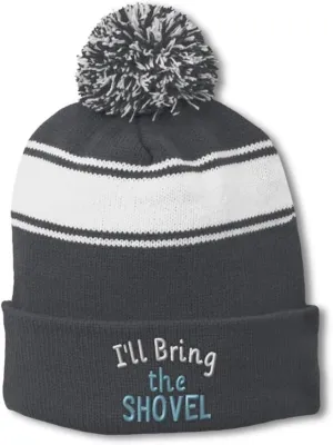 Speedy Pros Beanie Hat for Men & Women I'll Bring The Shovel Sport Beanie Winter Hats Acrylic 1 Size
