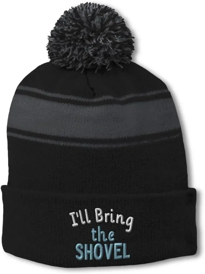 Speedy Pros Beanie Hat for Men & Women I'll Bring The Shovel Sport Beanie Winter Hats Acrylic 1 Size