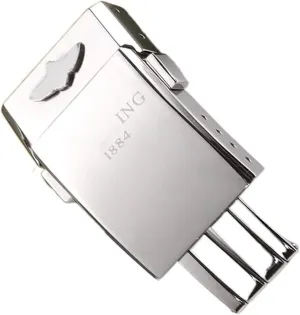 Stainess Steel Buckle For Breitling 1884 Watchband 20mm Polishing Double Click Clasp Watch Strap