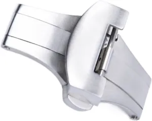 Stainless Steel Double Press Butterfly Buckle for Panerai 22mm Watch Accessories Folding Clasp