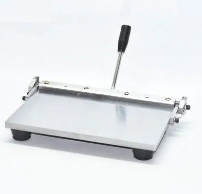 Stainless Steel Manual Leather Folding Machine for Leather Wallet Handbag 300mm