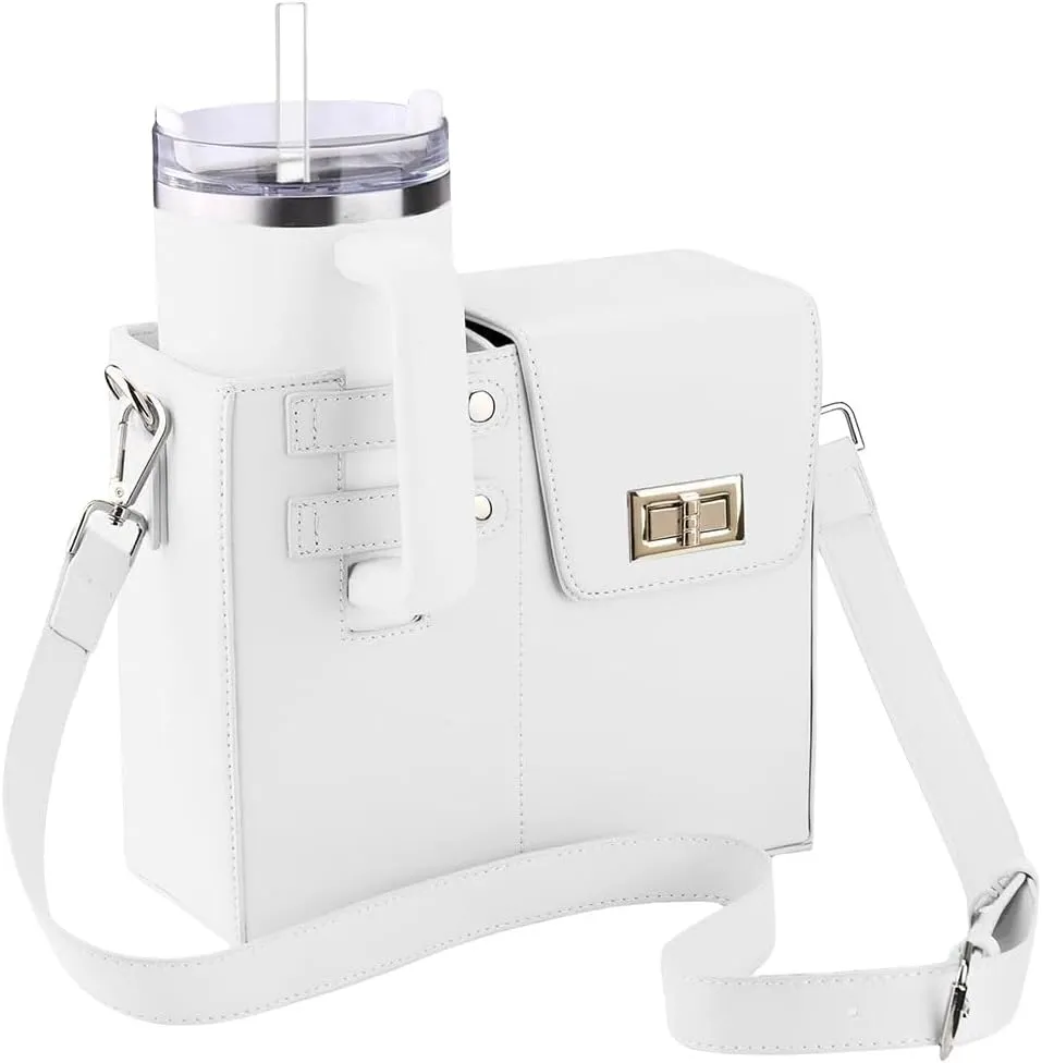 Stanley Bag Stanley Cup Purse Stanley Cup Holder Outdoor Crossbody Water Bottle Bag with Strap, for Stanley Cup