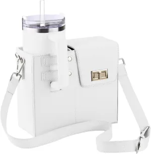 Stanley Bag Stanley Cup Purse Stanley Cup Holder Outdoor Crossbody Water Bottle Bag with Strap, for Stanley Cup