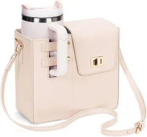 Stanley Bag Stanley Cup Purse Stanley Cup Holder Outdoor Crossbody Water Bottle Bag with Strap, for Stanley Cup