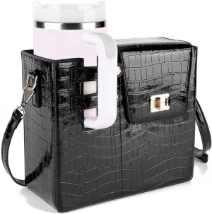 Stanley Bag Stanley Cup Purse Stanley Cup Holder Outdoor Crossbody Water Bottle Bag with Strap, for Stanley Cup