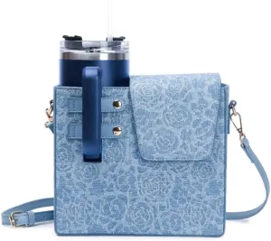 Stanley Bag Stanley Cup Purse Stanley Cup Holder Outdoor Crossbody Water Bottle Bag with Strap, for Stanley Cup