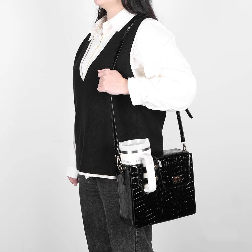 Stanley Bag Stanley Cup Purse Stanley Cup Holder Outdoor Crossbody Water Bottle Bag with Strap, for Stanley Cup