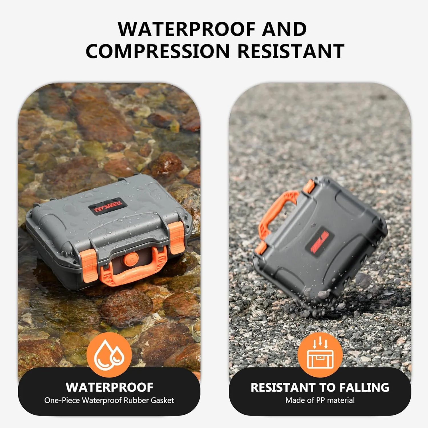 STARTRC OSMO Pocket 3 Hard Case, Multifunctional Portable Waterproof Hard Case for DJI Pocket 3 Creator Combo Camera Accessories
