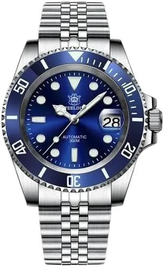 Steeldive SD1953 Diver Watch Ceramic Bezel 41mm Water Resistant NH35 Movement