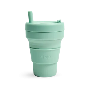 Stojo - Seafoam Collapsible 16 oz Cup