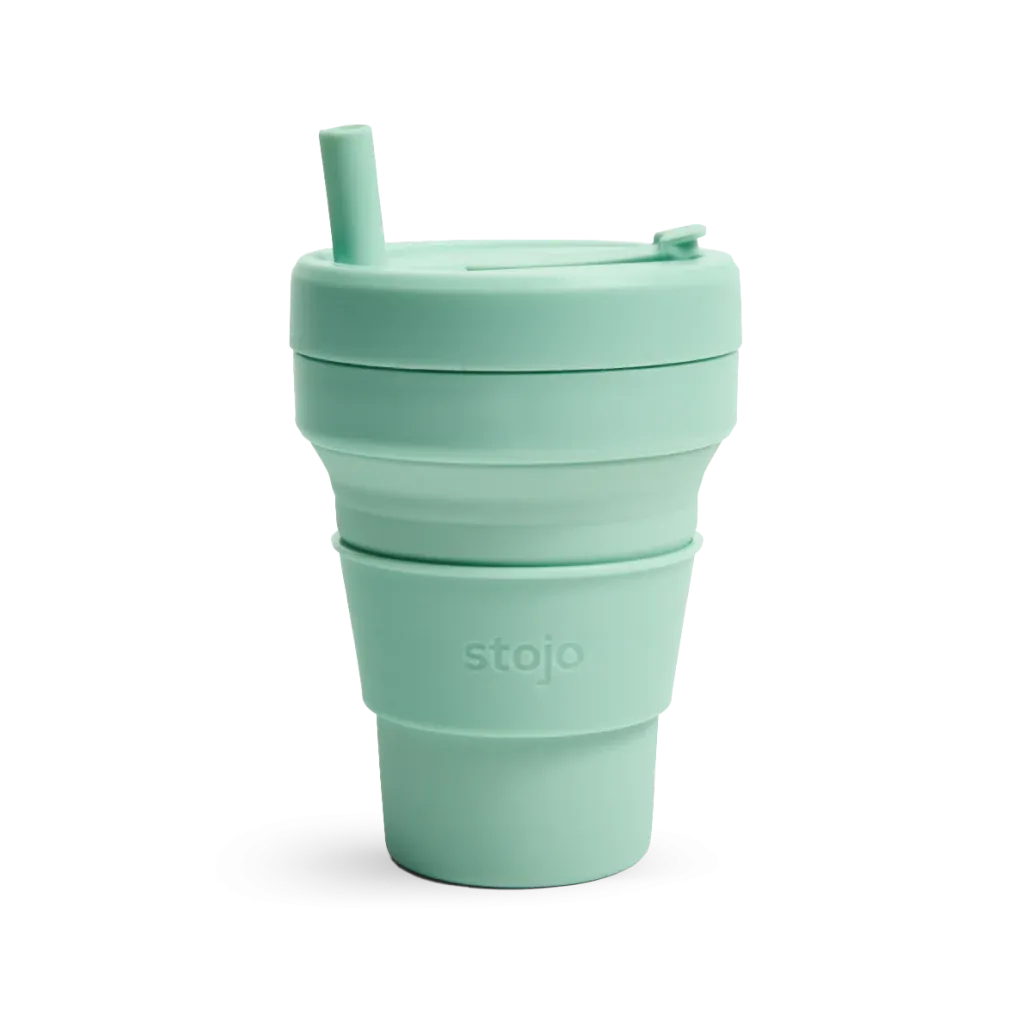 Stojo - Seafoam Collapsible 16 oz Cup