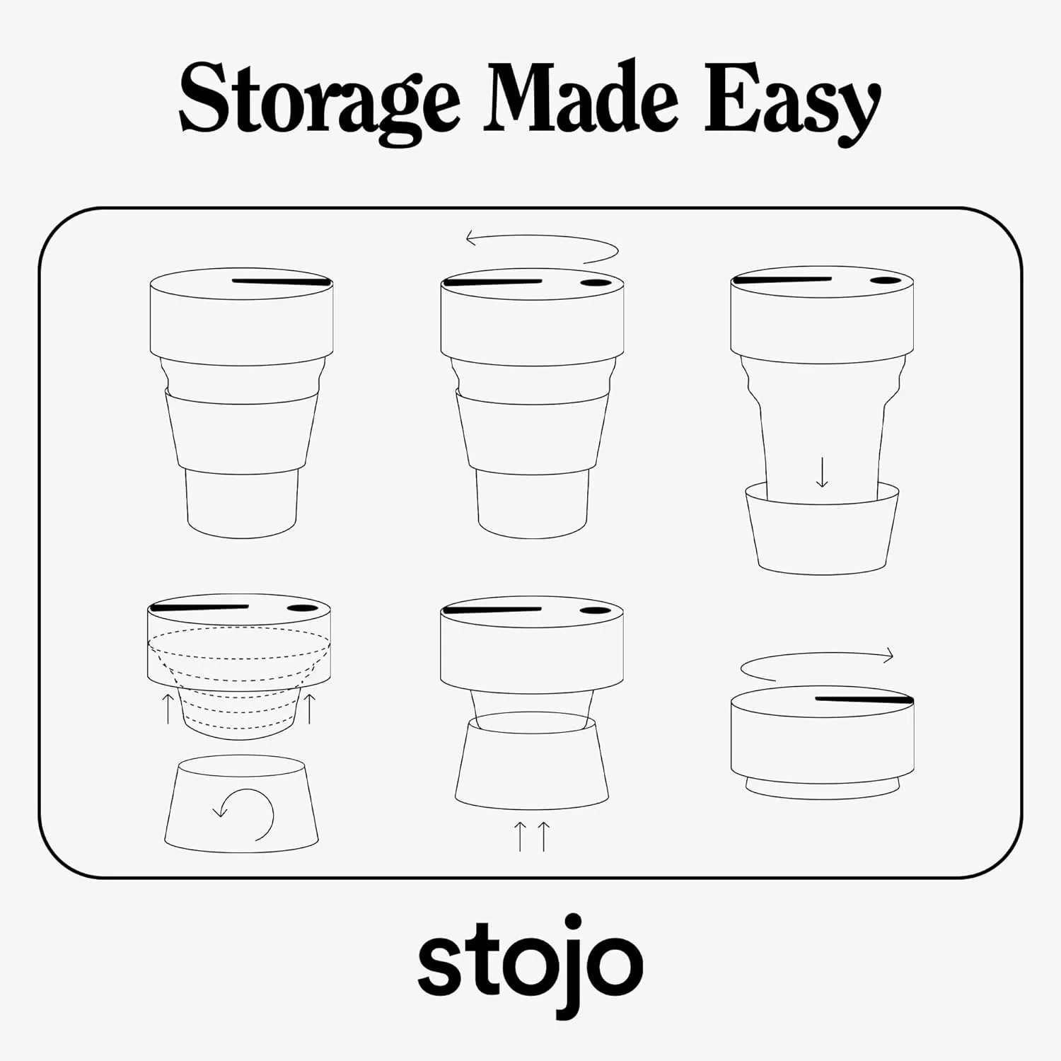 STOJO Titan Collapsible Travel Cup With Straw - Carnation Pink, 24oz / 710ml - Reusable To-Go Pocket Size Silicone Cup for Hot & Cold Drinks - Camping and Hiking - Microwave & Dishwasher Safe