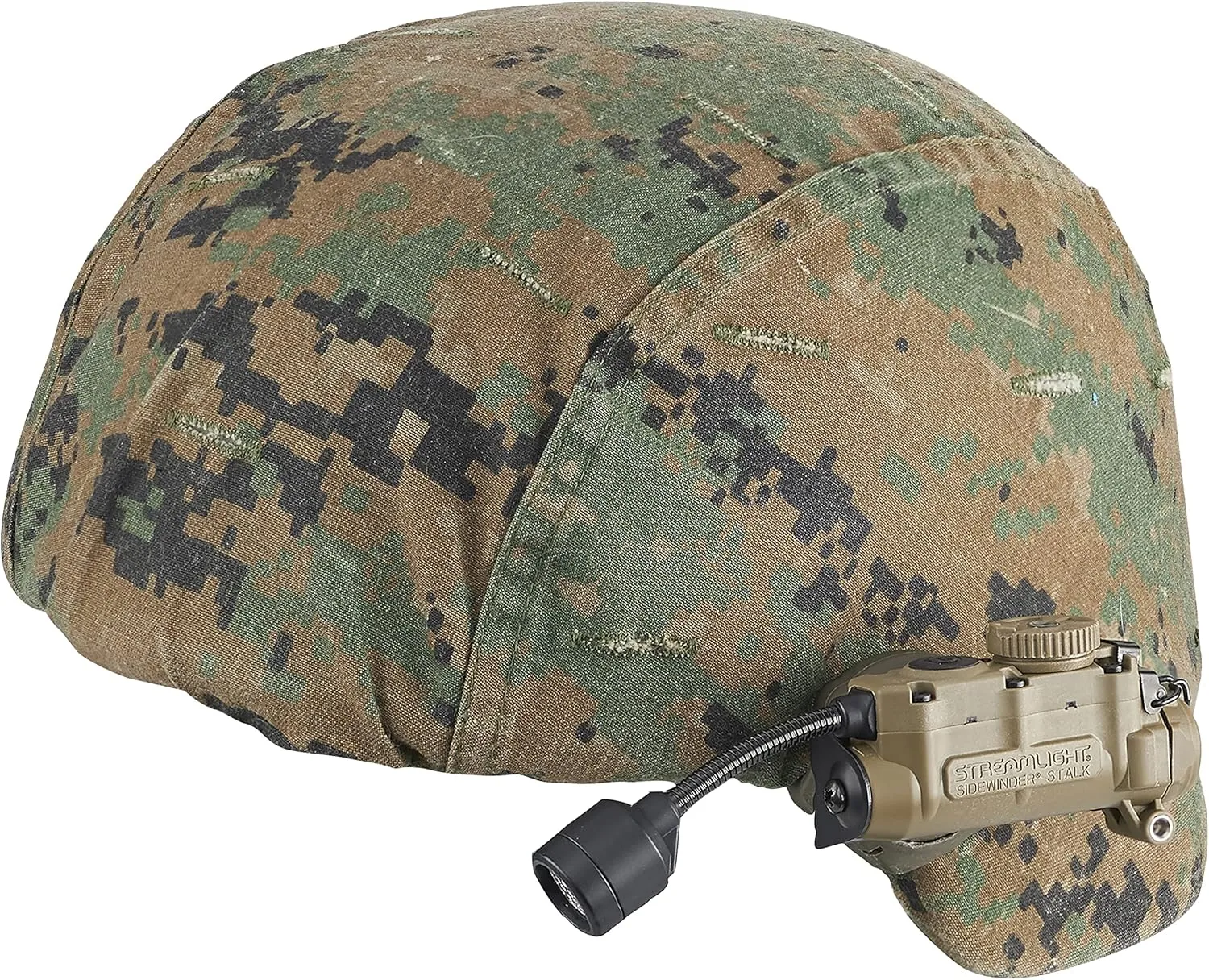Streamlight 14306 Sidewinder Stalk 76-Lumens Tactical Helmet Light with Flexible Stalk Without Mount in Retail Box, Coyote