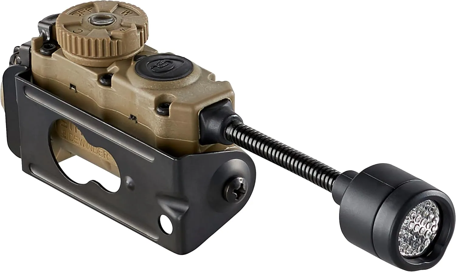 Streamlight 14307 Sidewinder Stalk 76-Lumens Tactical Helmet Light with Flexible Stalk Includes Arc Rail Mount in Retail Box, Coyote