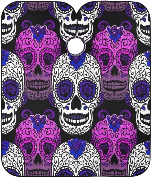 Sugar Skulls Haircut Gown Haircut Cape Waterproof, Styling Capes Salons 64.9 In x 55.1 In