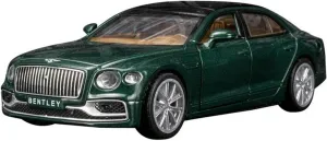 Suitable for Bentley Flying Spur 1:38 Car Sound and Light Pull Back Alloy Model Birthday Gift(Green)