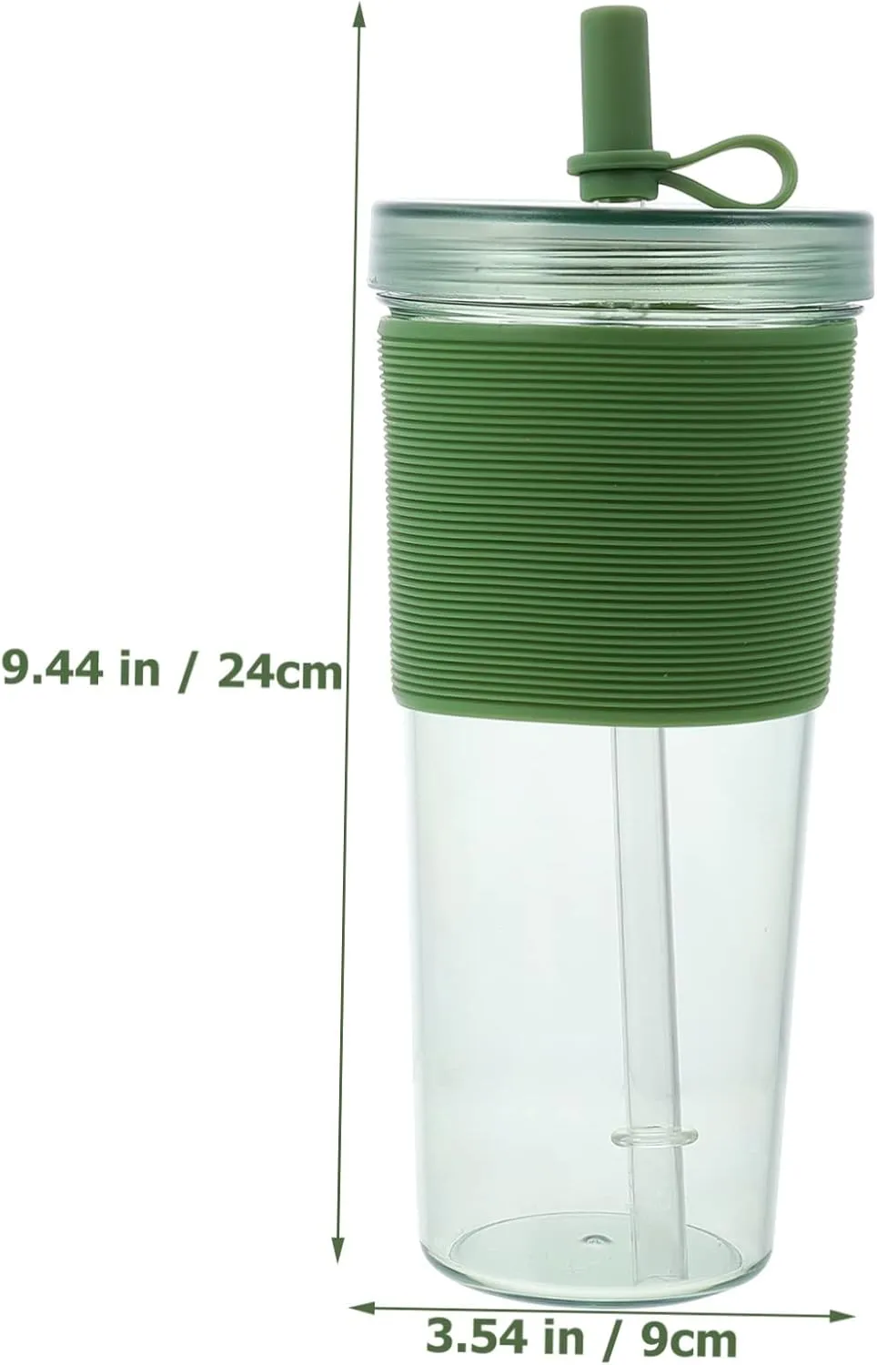 SUPVOX Large Straw Cup Practical Water Container for Cold Beverages Convenient Plastic Drinkware for for Outdoor Use Smooth Easy to Clean