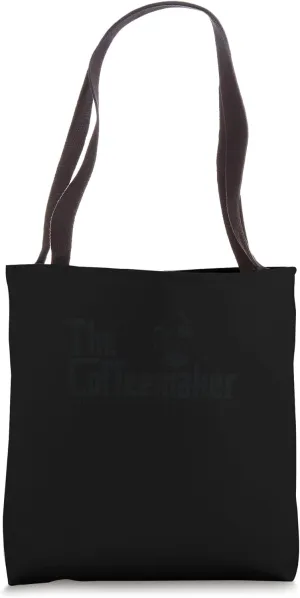 The Coffeemaker Making A Coffee You Can't Refuse Barista Tote Bag