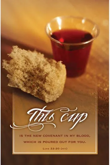 This Cup Communion Bulletin Cover - AJU4877