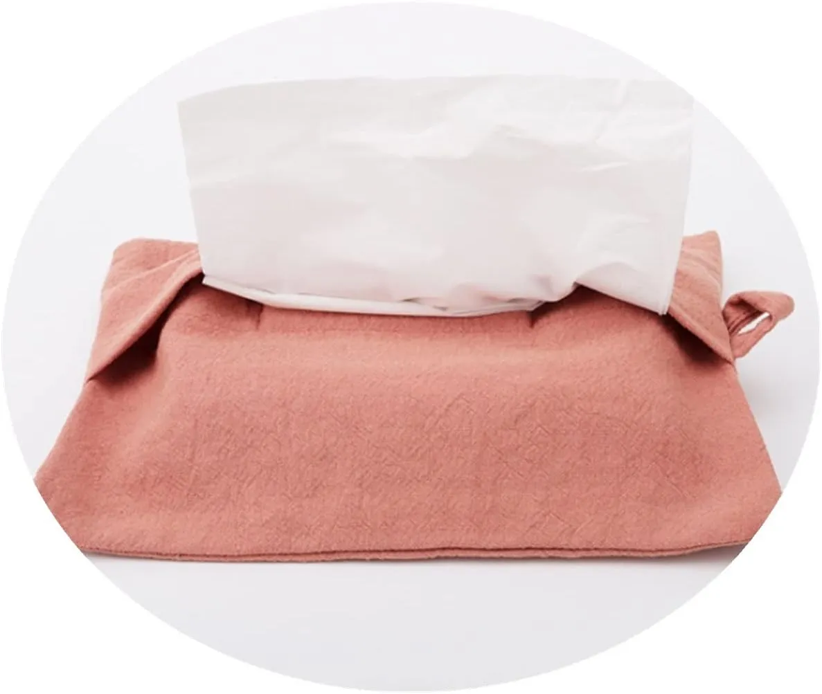 Tissue Box Smart Tissue Box Bag Automatic Lifting Down Pressure Creative Minimalist Cotton and Linen Creative Paper Cassette 1 Draw (Color : A)