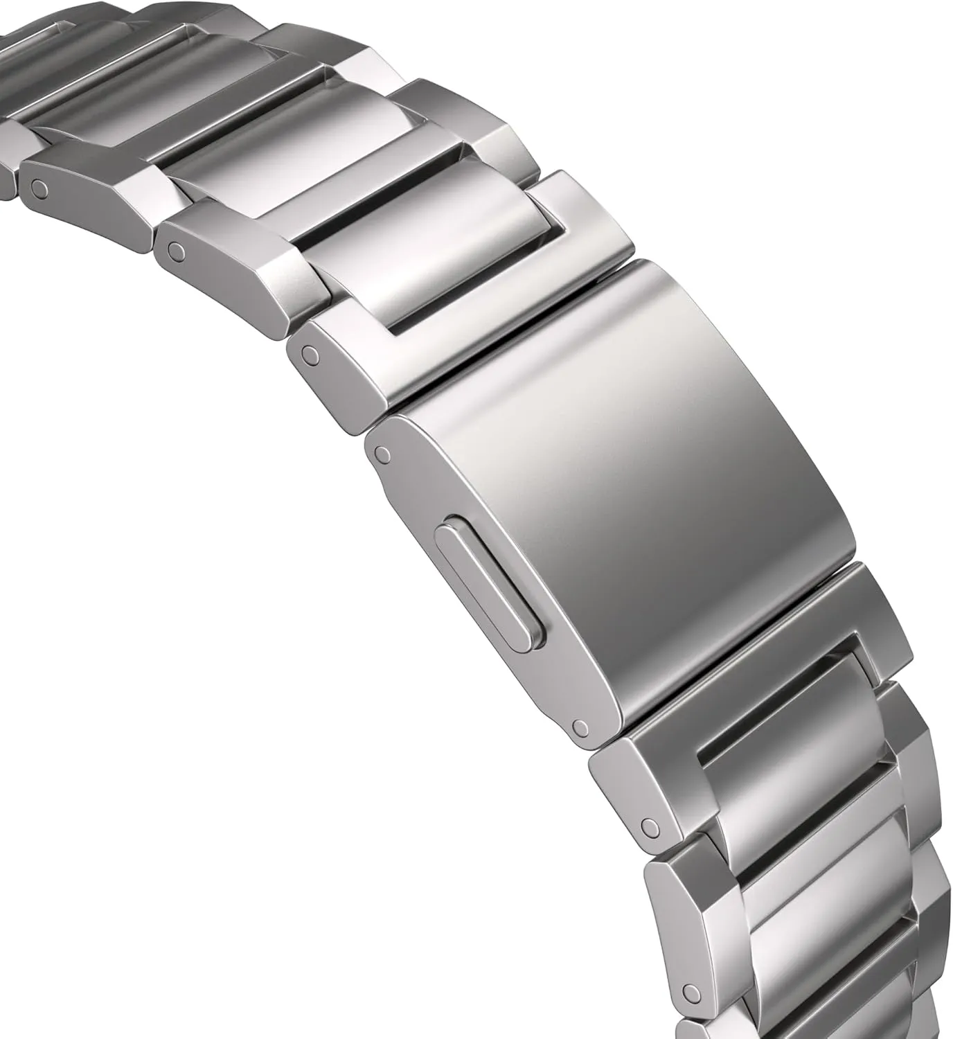 Titan G4 Titanium Band for Apple Watch Ultra 2/1 49mm in Natural & Black - Premium Bracelet With Magnet/Folding Buckle, Diamond Like Carbon Coating Scratch Proofing