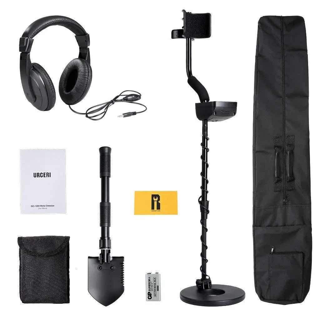 Tool, Treasure Hunting Outdoor End-of-season sale Sensitive Shovel Impeccable Coil, Digger Beginners Search and Folding for Modes Waterproof Professionals Metal Gold Detector Headphone High URCERI 2 Accuracy with