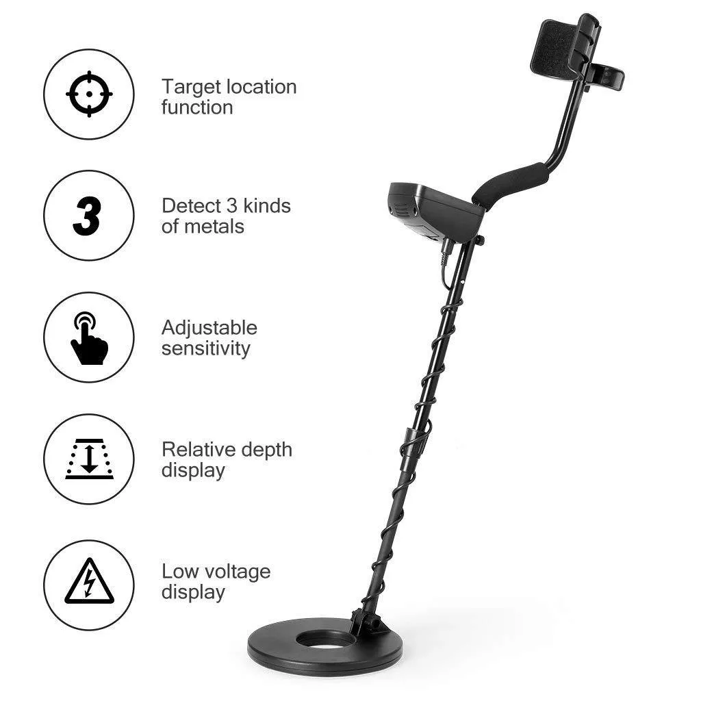 Tool, Treasure Hunting Outdoor End-of-season sale Sensitive Shovel Impeccable Coil, Digger Beginners Search and Folding for Modes Waterproof Professionals Metal Gold Detector Headphone High URCERI 2 Accuracy with