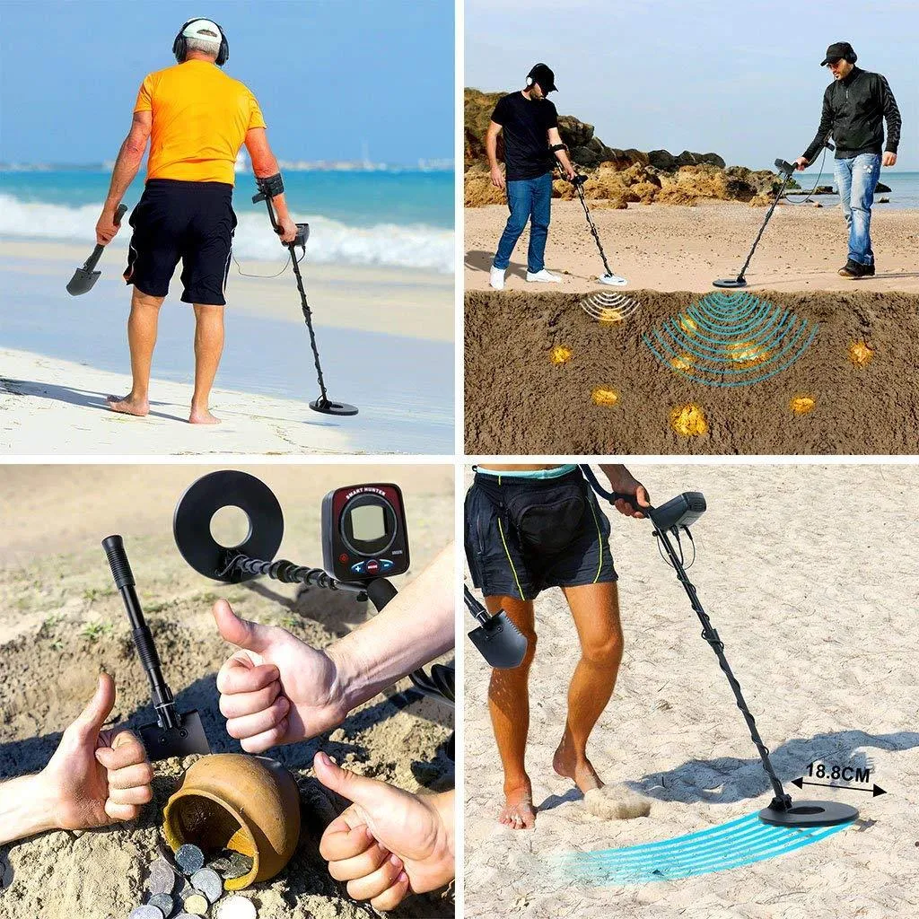 Tool, Treasure Hunting Outdoor End-of-season sale Sensitive Shovel Impeccable Coil, Digger Beginners Search and Folding for Modes Waterproof Professionals Metal Gold Detector Headphone High URCERI 2 Accuracy with