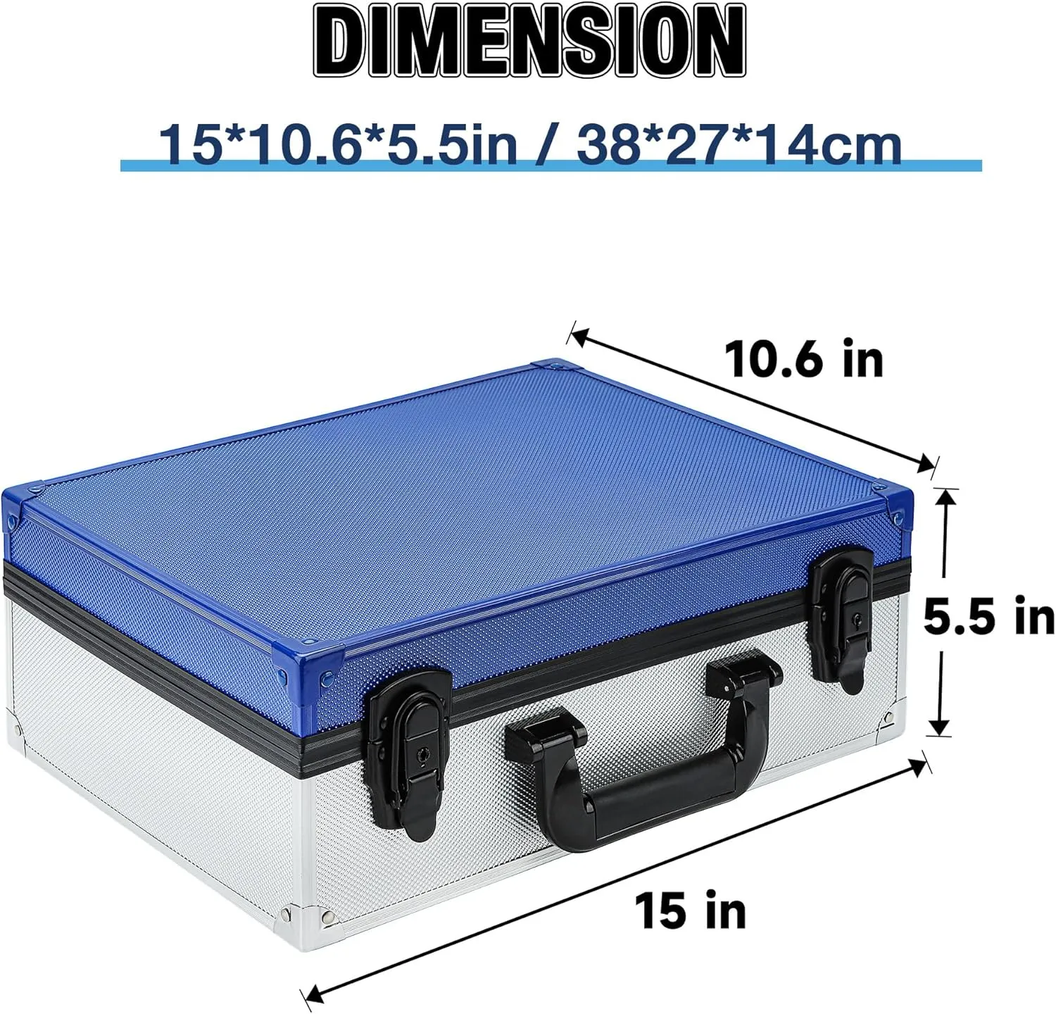 Toploader Storage Box for 3"*4" 35PT Toploaders, Waterproof, Anti-skid, Card Storage Box with Dividers, Fits Trading Cards and Sports Cards (Holds 600  Toploaders-BLUE)