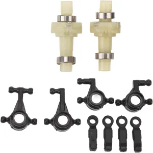 Topyond Steering Knuckles Kit, OEM RC Car Spare Parts Set for Wltoys 284010, 284161, K989 1/28 RC Cars