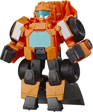 Transformers Playskool Heroes Rescue Bots Academy Wedge The Construction-Bot Converting Toy Robot, 6-Inch Collectible Action Figure for Kids Ages 3 and Up (Amazon Exclusive)