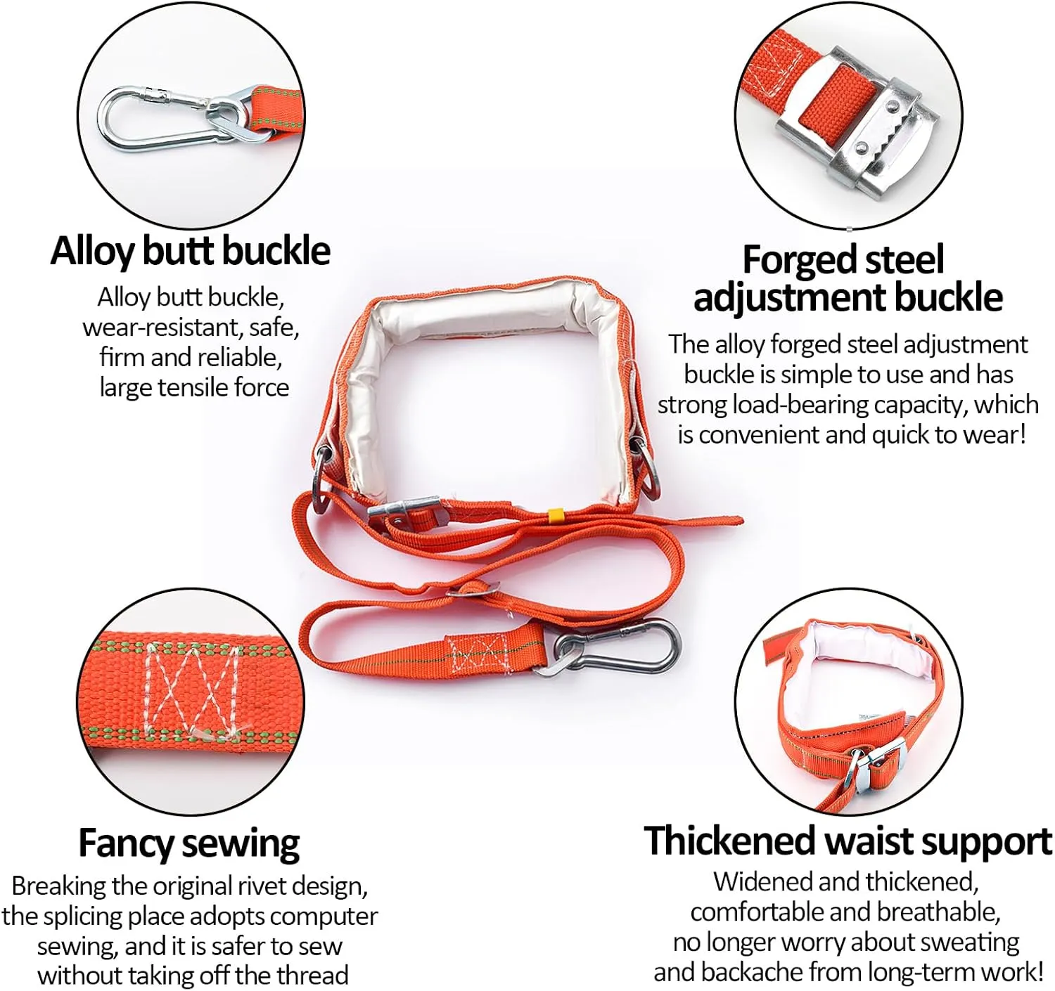 Tree Climbing Spikes,Tree Climbing Gear,Tree Climbing Kit Suitable for Climbing Trees, Picking Fruits,etc