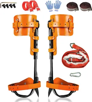 Tree Climbing Spikes,Tree Climbing Gear,Tree Climbing Kit Suitable for Climbing Trees, Picking Fruits,etc
