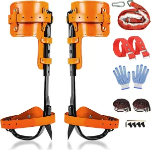 Tree Climbing Spikes,Tree Climbing Kit,Tree Climbing Gear,Suitable for Fruit Picking,Tree Climbing,Hunting