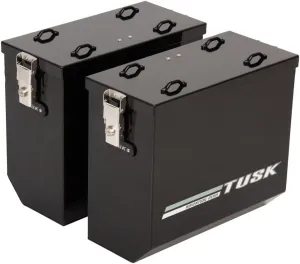 TUSK Aluminum Panniers V2 Medium Black