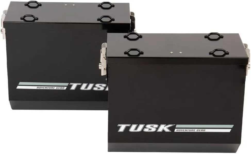 TUSK Aluminum Panniers V2 Medium Black