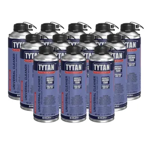 Universal Cleaner – 12 oz Adhesive Remover, Foam Dissolver, Expanding Foam Cleaner, Multi-Purpose Surface Prep & Tool Cleaner (12 Pack)
