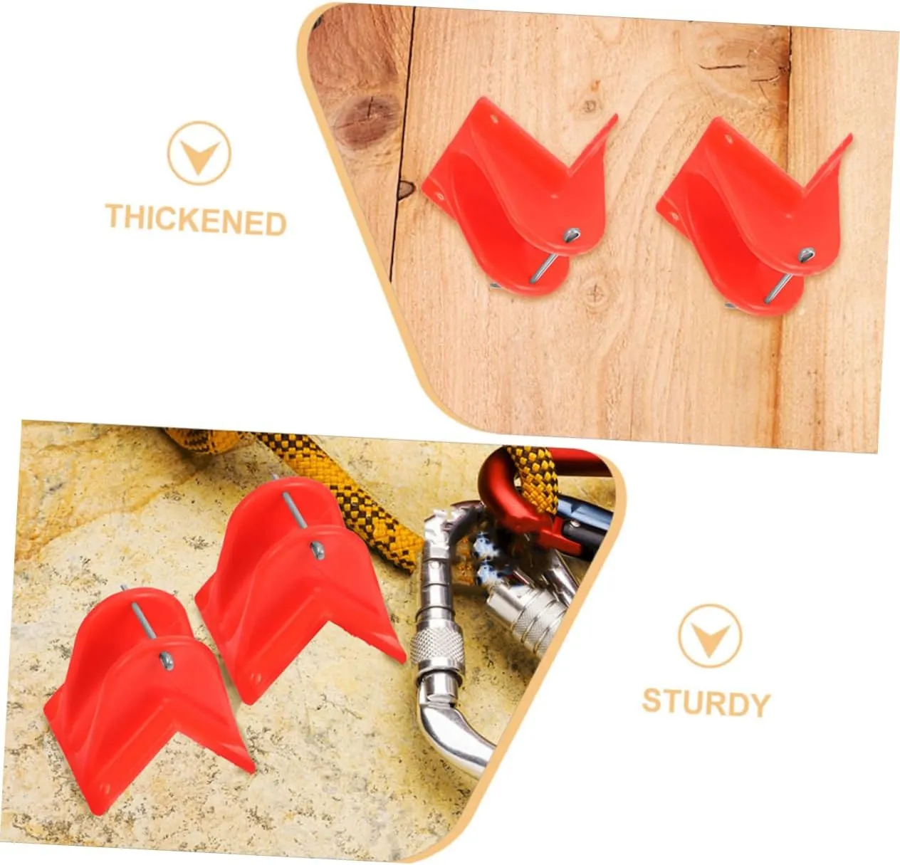 Uonlytech 18pcs Climbing Rope Protector Lightweight Edge Protector for Wear Resistance Essential Tool for Mountaineering Rescue and Outdoor Activities
