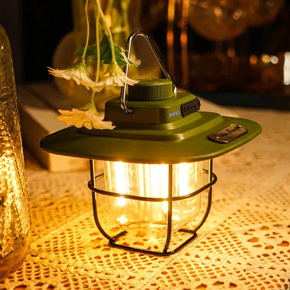 Veroule | Vintage-Inspired Rechargeable LED Camping Lantern
