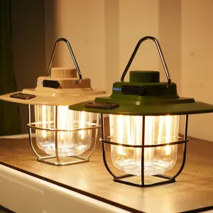 Veroule | Vintage-Inspired Rechargeable LED Camping Lantern