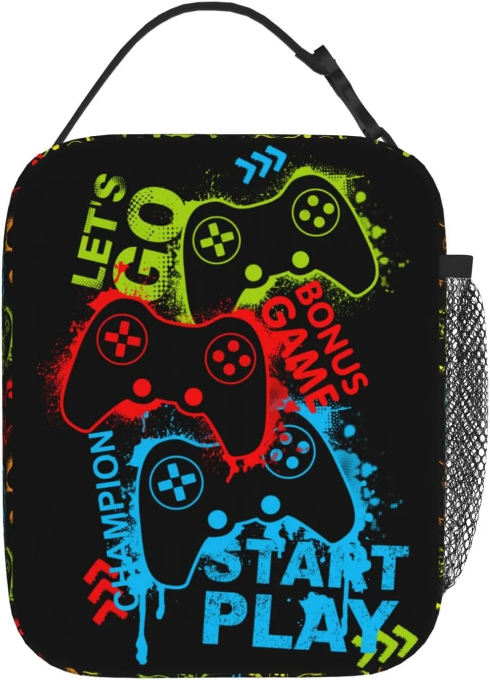 Video Game Cool Lunch Box For Teenage Girls Boys Men Women - Portable Lunch Bag - Insulated Lunchbox - Kid Reusable School Lunch Boxes