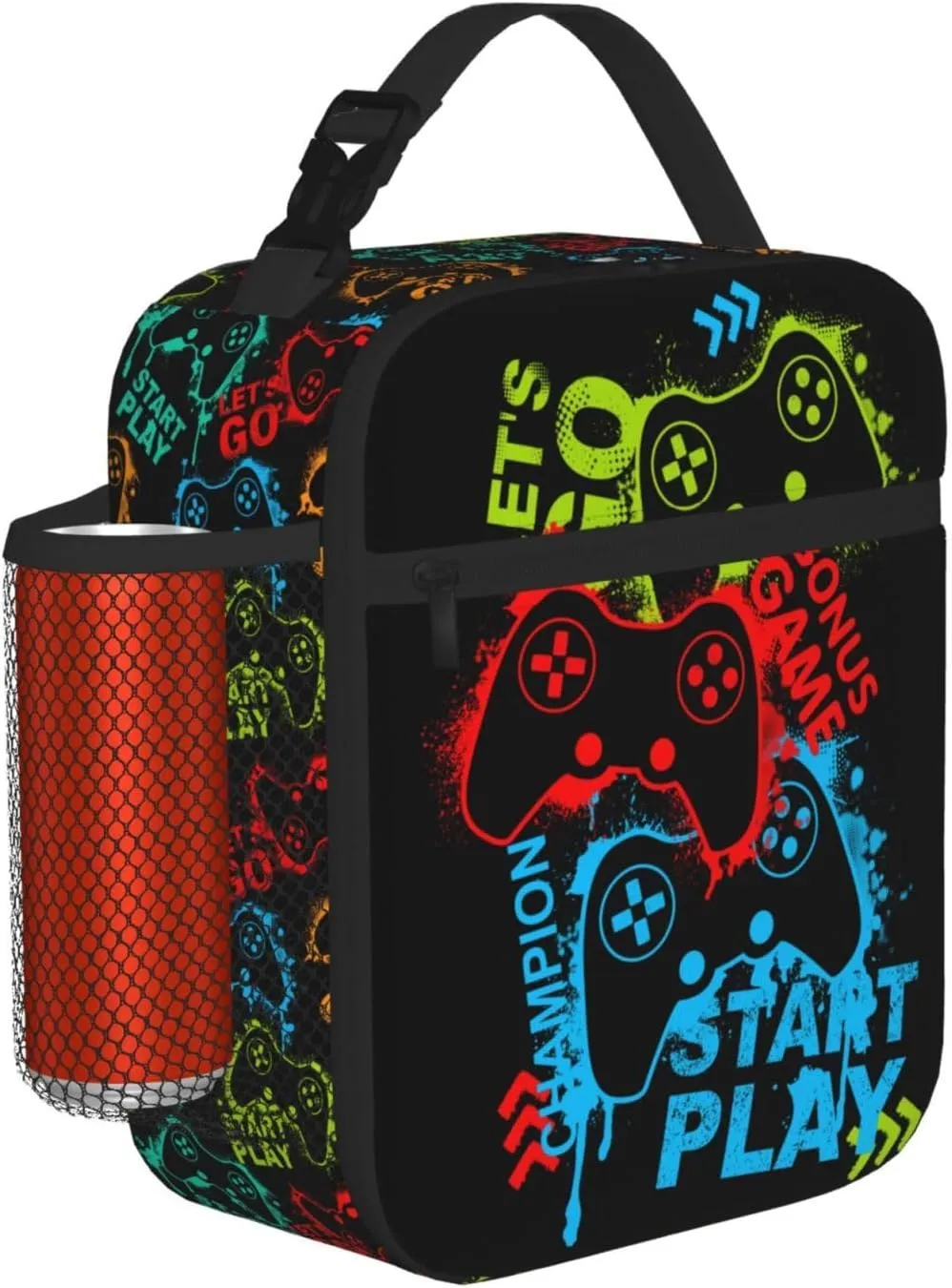 Video Game Cool Lunch Box For Teenage Girls Boys Men Women - Portable Lunch Bag - Insulated Lunchbox - Kid Reusable School Lunch Boxes