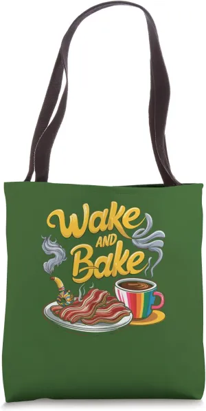 Wake and Bake - Rainbow Cup of Coffee Tote Bag