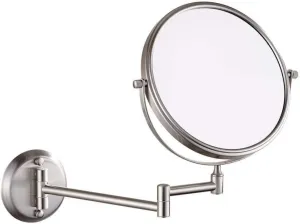 Wall Mounted Double Sided Makeup Mirrors Magnifying Extend Sturdy Adjustable Cosmetic Mirror Shaving Bathroom Vanity Mirror (Color : 10x, Size : 8inch)