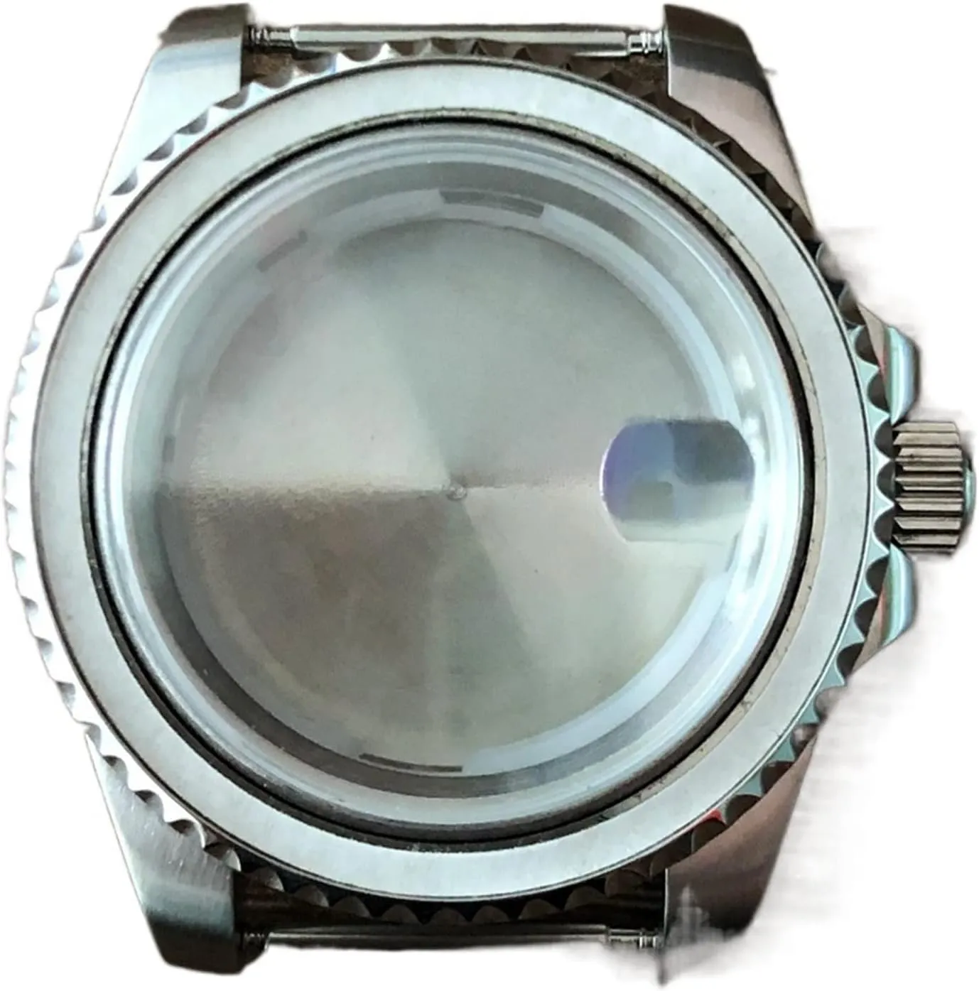 Watch Accessories 40mm Stainless Steel Case Sapphire Glass Unidirectional Rotation with Sound Assembly 8215, 2813 Movement Watch Cases